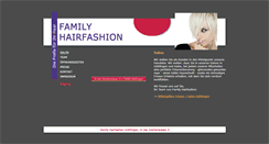 Desktop Screenshot of family-hairfashion.de