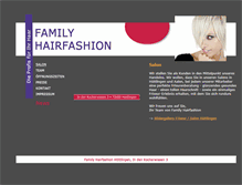 Tablet Screenshot of family-hairfashion.de